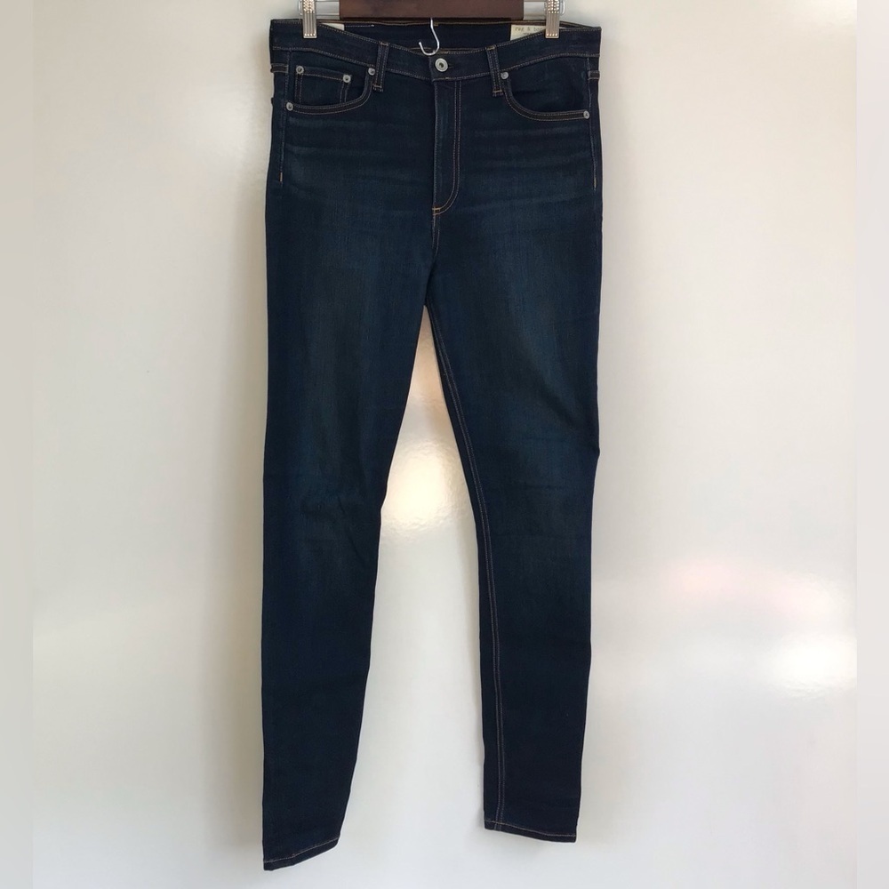 Rag & Bone Nina High Rise Skinny Bedford Denim Jeans - Picture 2 of 12